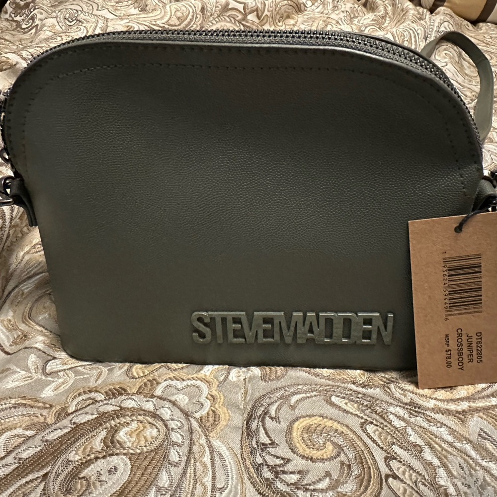 Steve Madden Olive Quilted Crossbody Bag